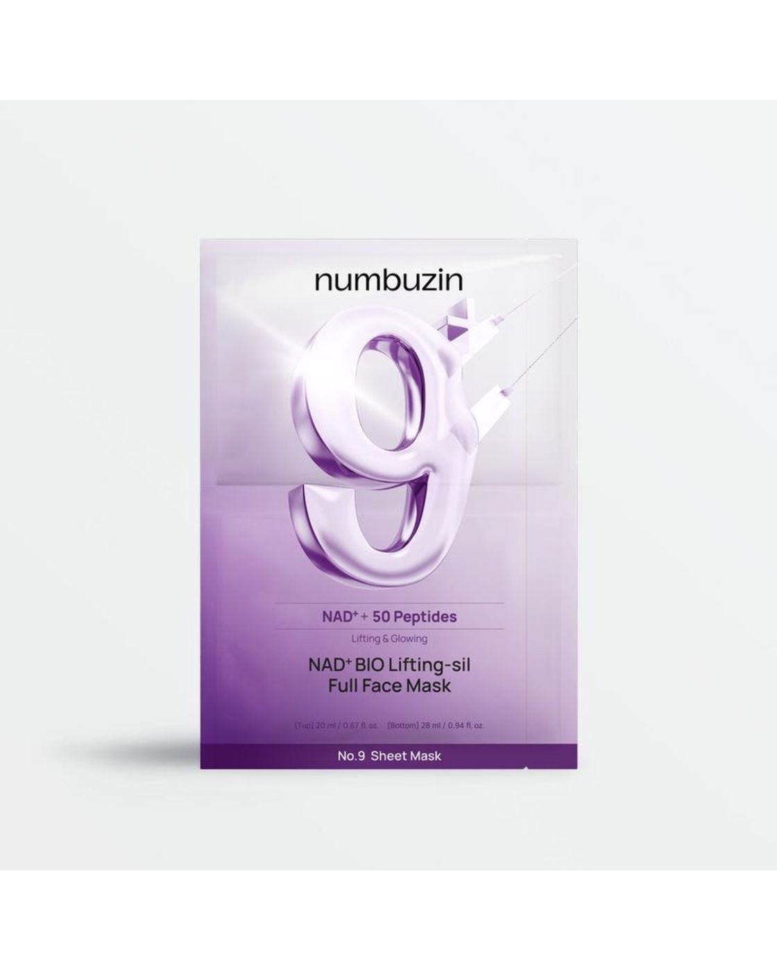 No.9 NAD+ Bio Lifting-sil Full Face Mask